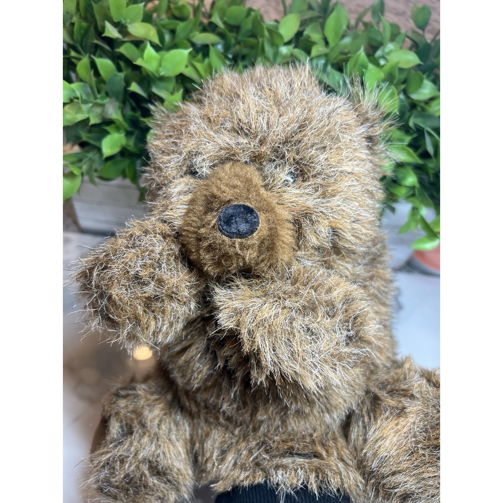 Folkmanis Furry Folk Puppets Plush Grizzly Bear Full Body Hand Puppet